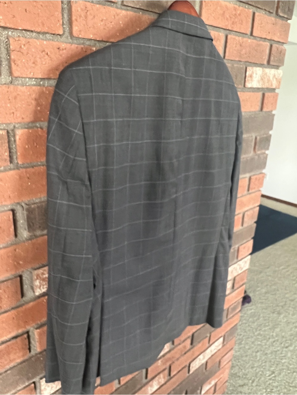 Michael Kors Charcoal Gray Windowpane Suit - Picture 14 of 14
